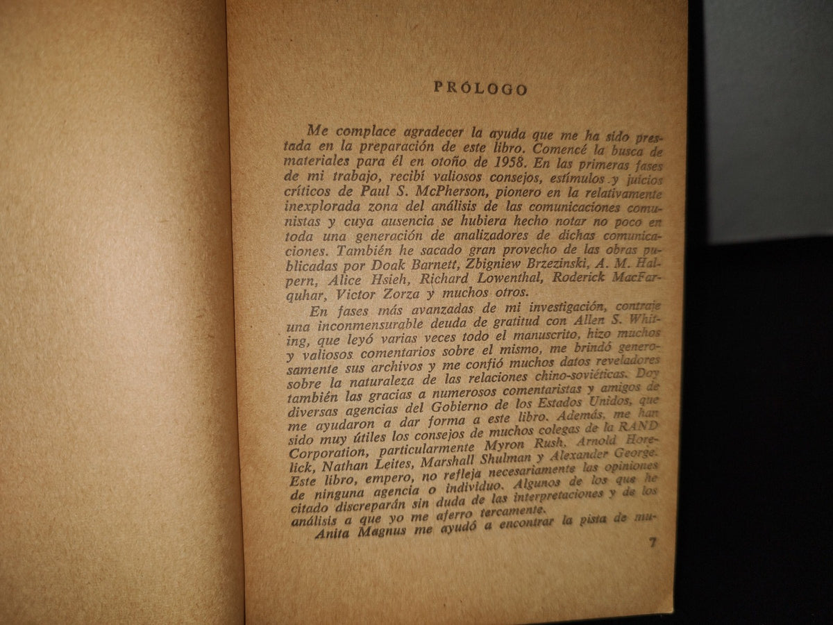 169- El Conflicto Chino-Soviético - Donald S. Zagoria - Ediciones G. P. - Barcelona - 1967