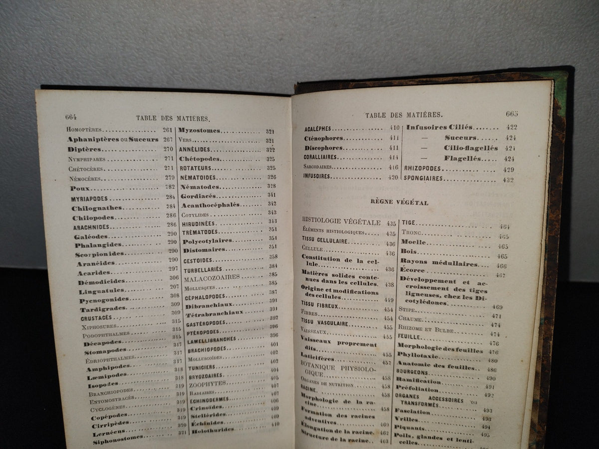 64- Nouveaux Éléments D'Histoire Naturelle Médicale - D. Cauvet - Tome Premier - 1877