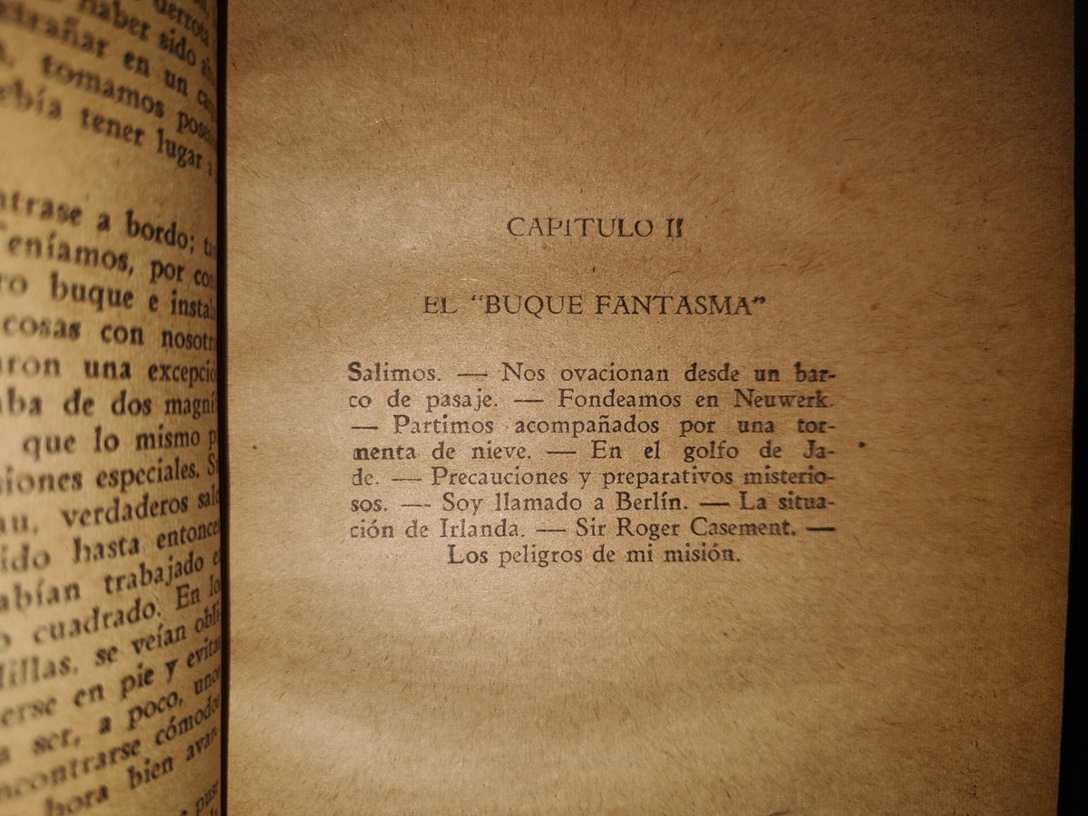 91- El Buque Fantasma. Episodios De La Gran Guerra Relacionadas Con La Revuelta Irlandesa De 1916 - Karl Spindler - 1930