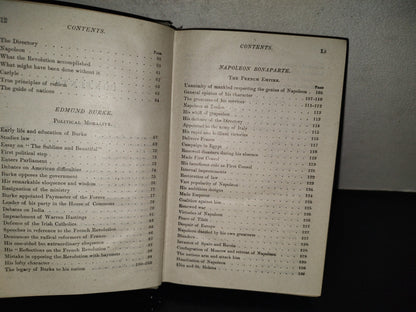 202- Beacon Lights Of History By John Lord, Ll. D. Volume V. Part I. European Statesmen. Part II. European Leaders. New York: Wm. H. Wise & Co., Inc. - 1920