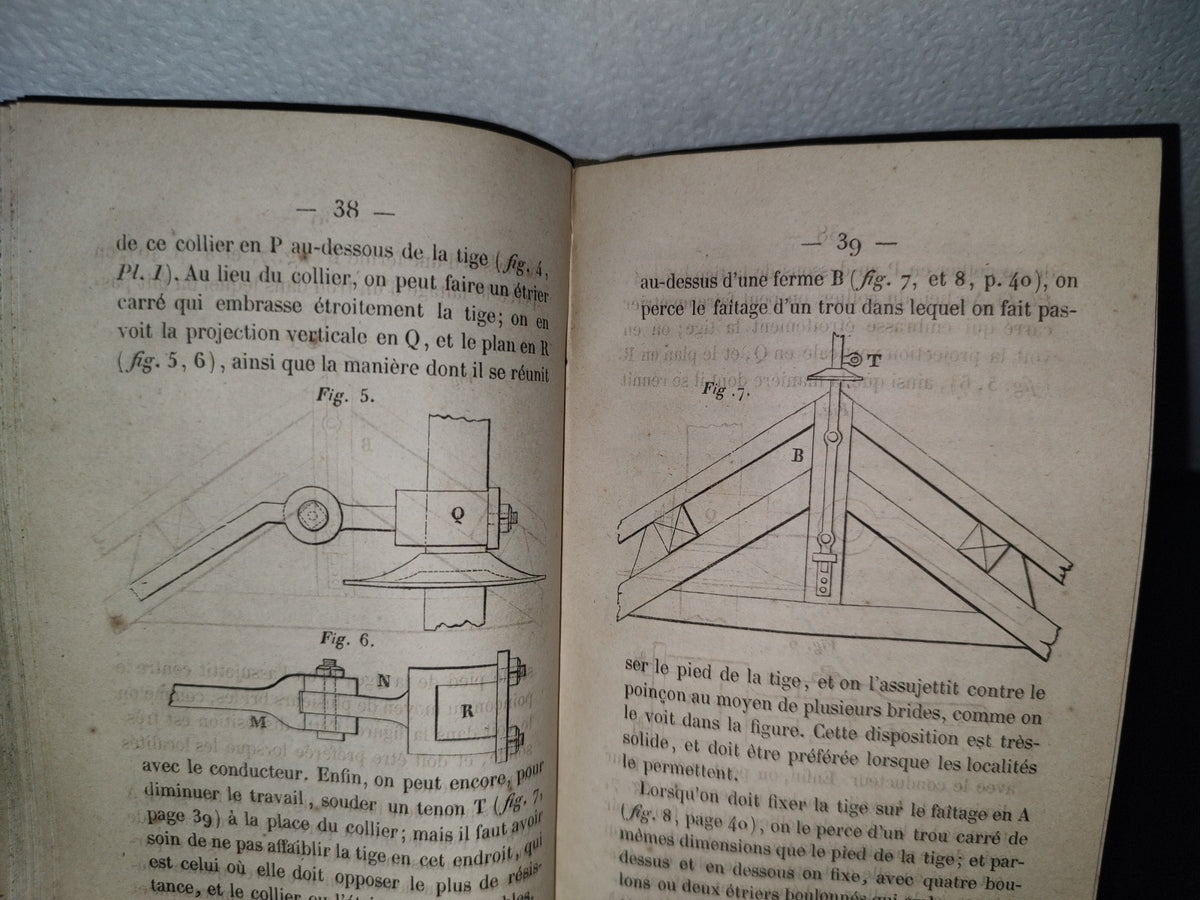 74- Instruction Sur Les Paratonnerres. Adoptée Par L'Académie De Sciencies - 1855