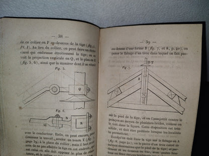 74- Instruction Sur Les Paratonnerres. Adoptée Par L'Académie De Sciencies - 1855
