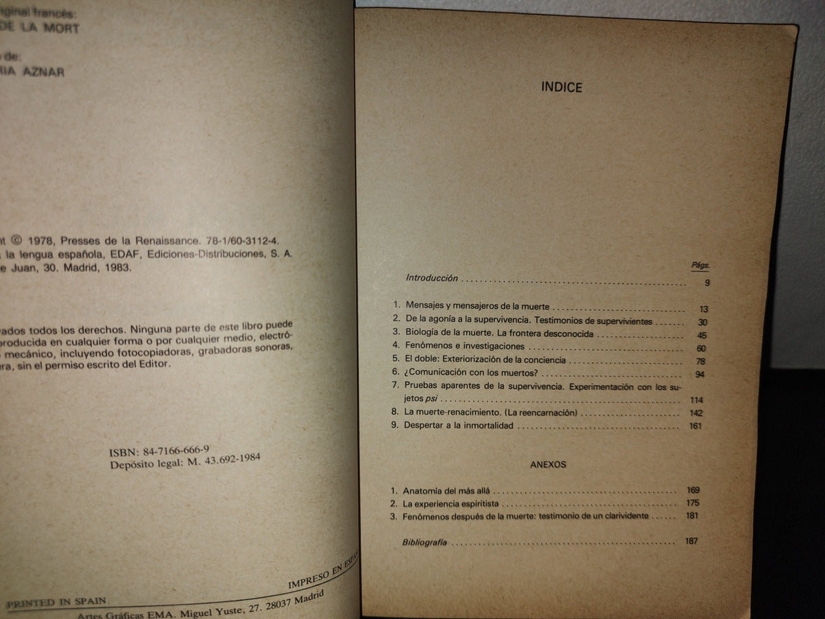 173- Más Allá De La Muerte - Alain Sotto, Varinia Oberto - 1984