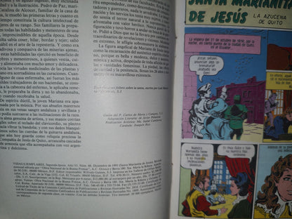 114- Vidas Ejemplares: Santa Marianita De Jesús - No. 66, Diciembre 1991