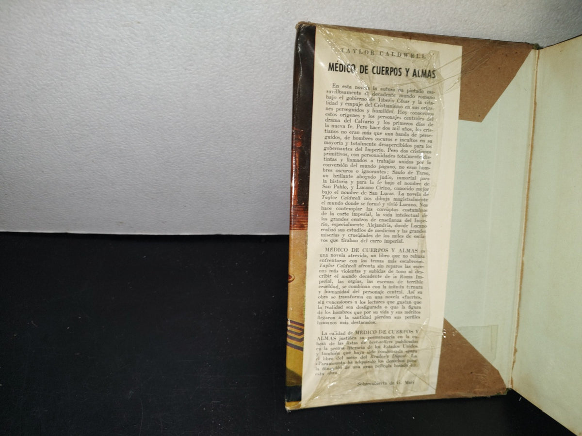 80- Médico De Cuerpos Y Almas - Taylor Caldwell - Ediciones Martínez Roca, 1960
