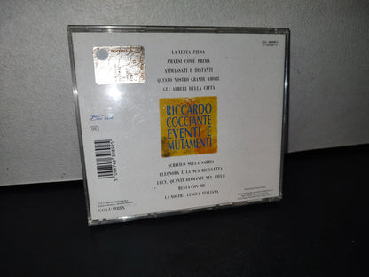 A3- Cd Música Italiana. Riccardo Cocciante Eventi E Mutamenti - 1993