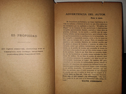 123- Anotaciones Médicas O El Médico Del Hogar - Walter Stemberson - Editorial Leguz - 20'S