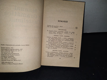 75- Manual De Gramática Castellana - Carlos González Peña