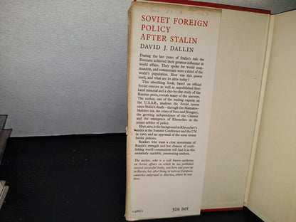 174- Soviet Foreign Policy After Stalin - David J. Dallin - London. Methuen & Co Ltd. First Published In Great Britain In 1962