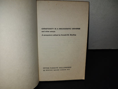 153- Christianity In A Mechanistic Universe And Other Essays - Donald M. Mackay - 1966