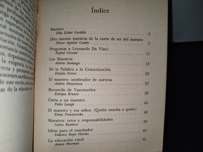 54- Diez Para Los Maestros. Héctor Aguilar Camín... - Sindicato Nacional De Trabajadores - Primera Edición 1993