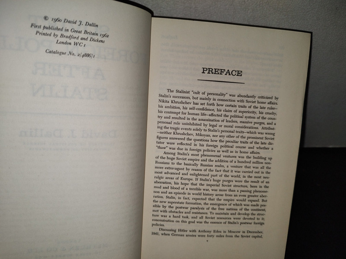 174- Soviet Foreign Policy After Stalin - David J. Dallin - London. Methuen & Co Ltd. First Published In Great Britain In 1962