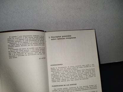 87-2- Manual De Antenas Receptoras Para Tv Y Fm - Francisco Ruiz Vassallo - Ediciones Ceac - 1981
