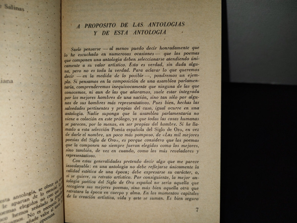 68- Poesía Española Del Siglo De Oro - Luis Rosales - 1972