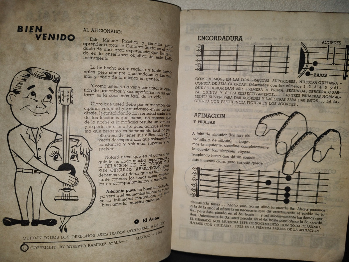 215- Método Completo De Guitarra. Clásica Eléctrica - Ramírez Ayala - Primera Edición 1984