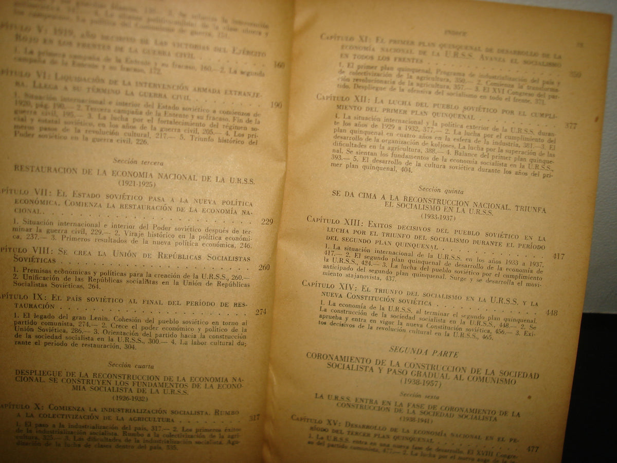 167- Historia De La U.R.S.S. Época Del Socialismo (1917-1957) - Editorial Grijalbo - 1958