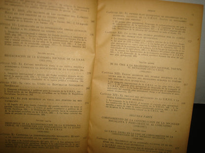 167- Historia De La U.R.S.S. Época Del Socialismo (1917-1957) - Editorial Grijalbo - 1958