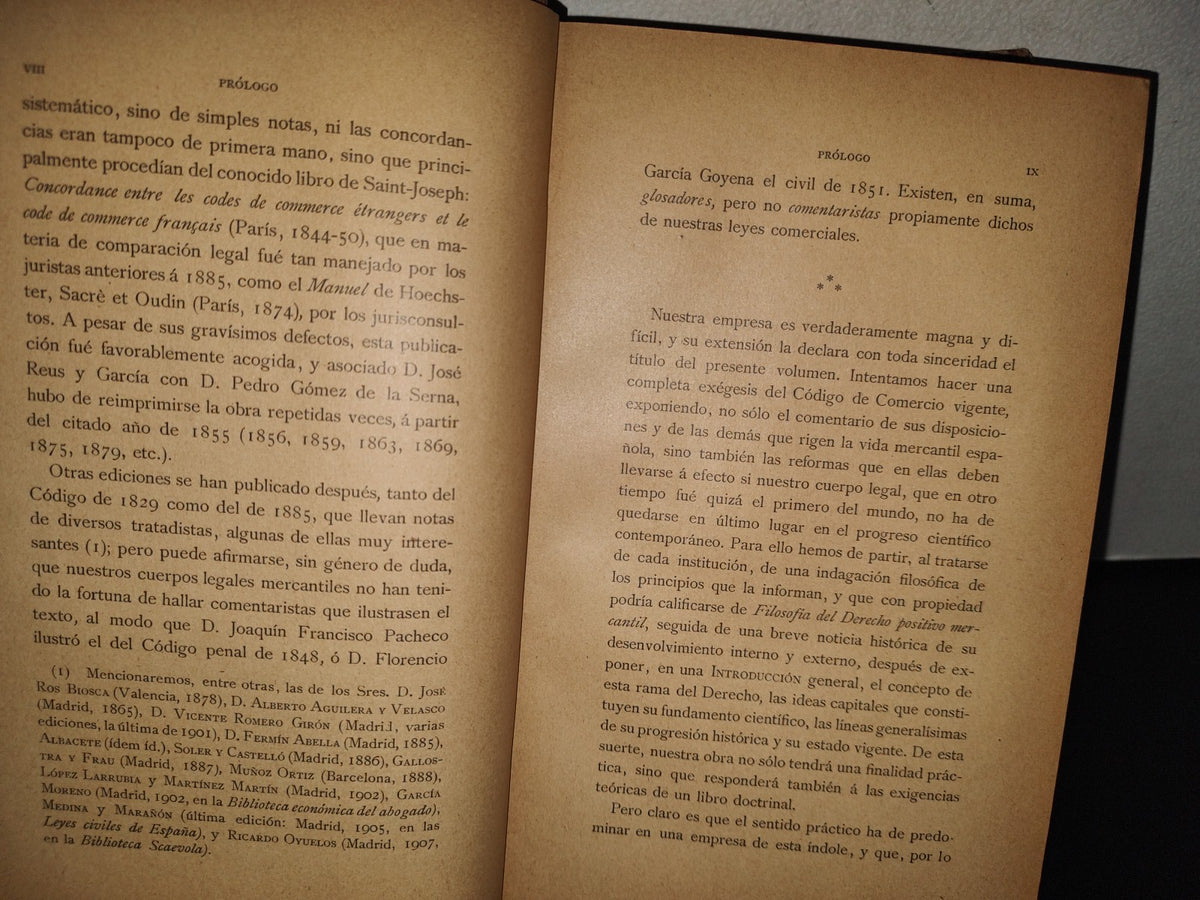 118- Códigos De Comercio Españoles Y Extranjeros, Tomo I - Faustino Álvarez Del Manzano - 1909