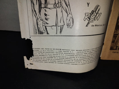 209- Kaliman. El Hombre Increíble - No. 182, Mayo 24 De 1969