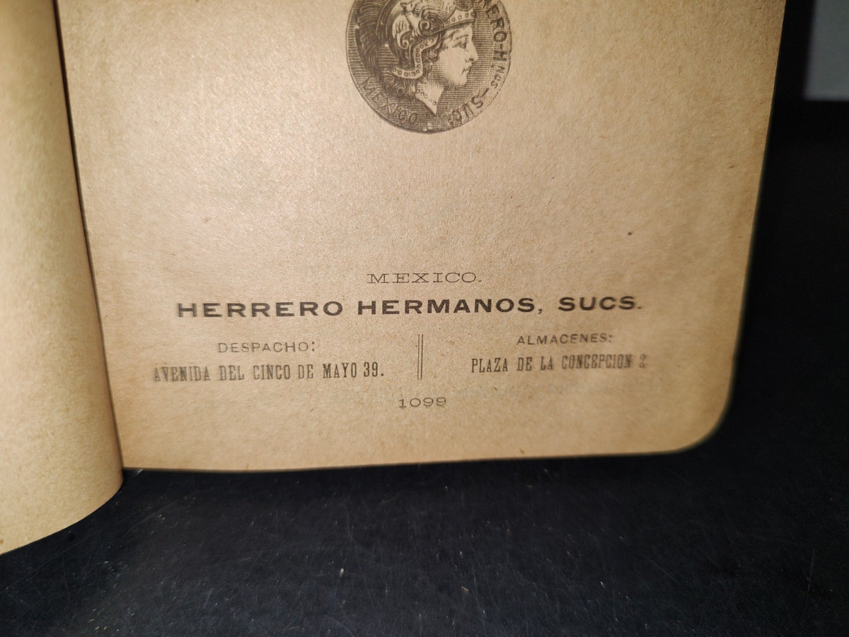 74- Código Federal De Procedimientos Civiles. México Herrero Hermanos - 1909