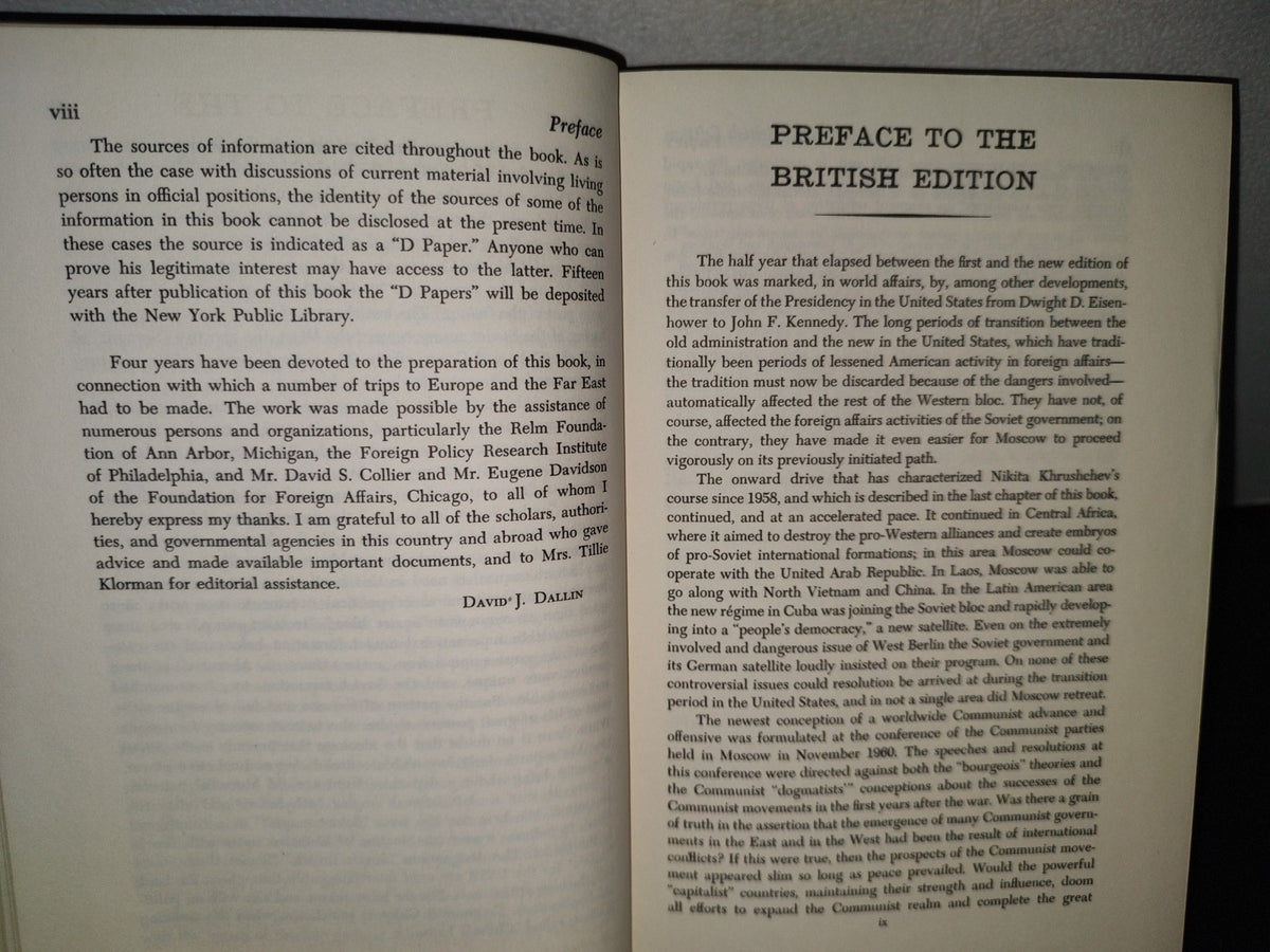 174- Soviet Foreign Policy After Stalin - David J. Dallin - London. Methuen & Co Ltd. First Published In Great Britain In 1962