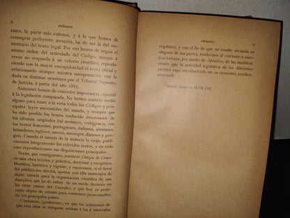 118- Códigos De Comercio Españoles Y Extranjeros, Tomo I - Faustino Álvarez Del Manzano - 1909