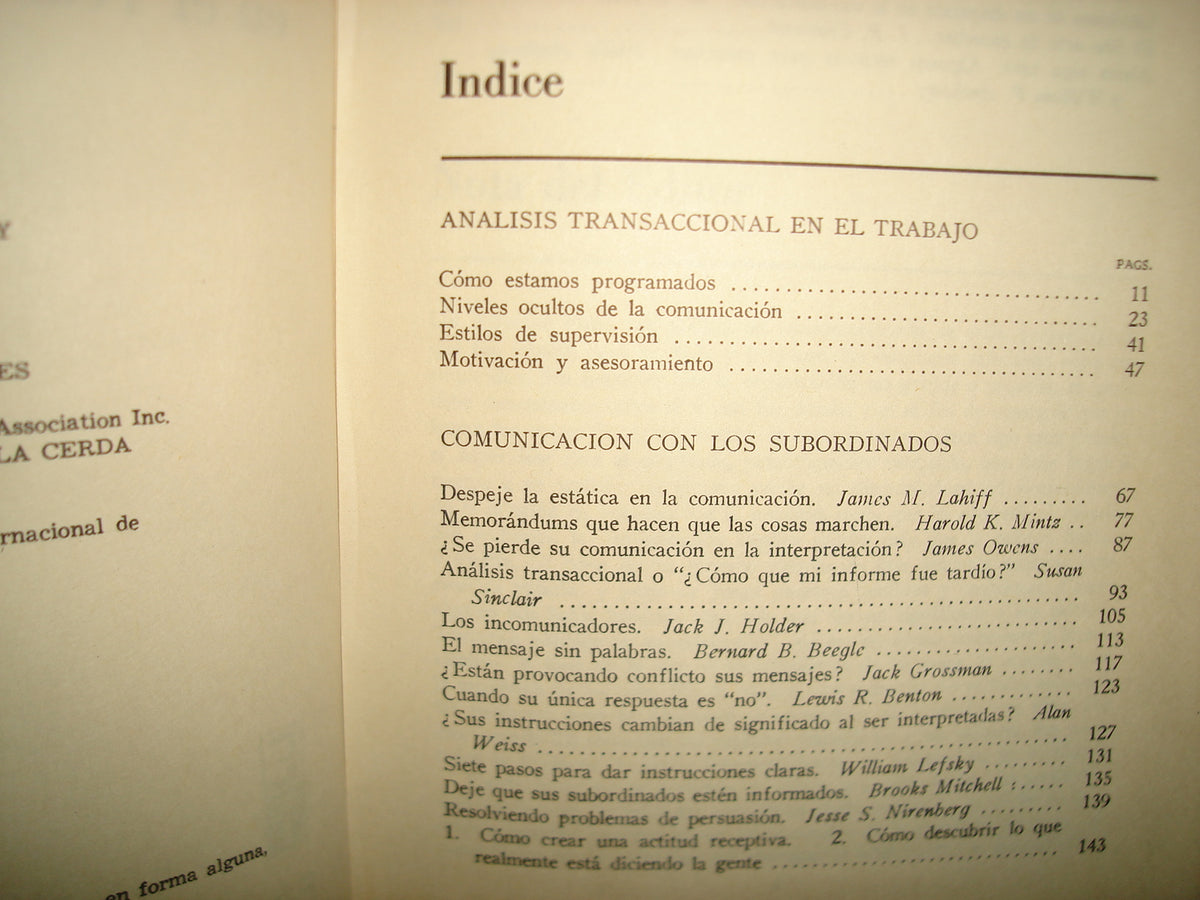 23- Análisis Transaccional Y Comunicación En El Trabajo - Charles Albano