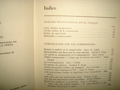 23- Análisis Transaccional Y Comunicación En El Trabajo - Charles Albano