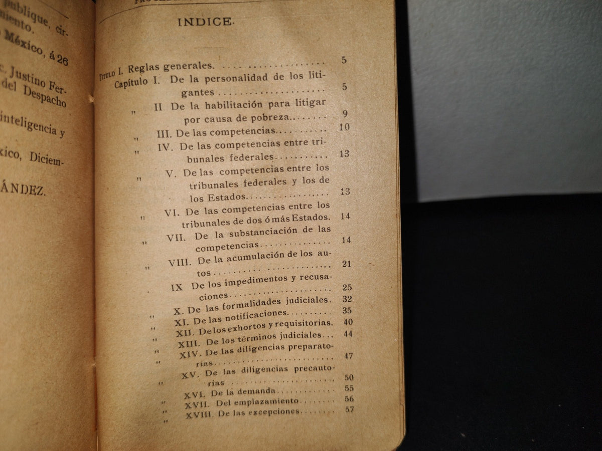 74- Código Federal De Procedimientos Civiles. México Herrero Hermanos - 1909