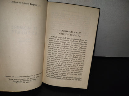 100- El Hombre Es Fuerte - Corrado Álvaro - Editorial Deucalion 1954