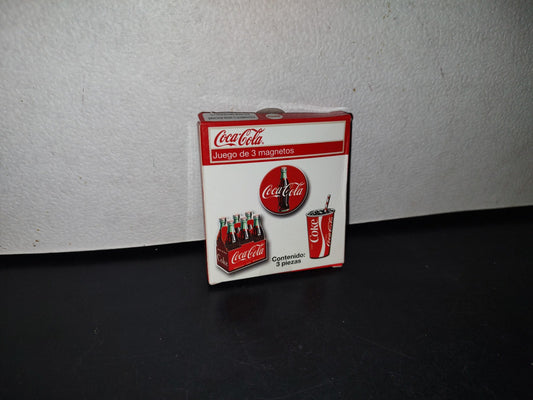 A3- Coca Cola. Juego De 3 Magnetos - 2000'S