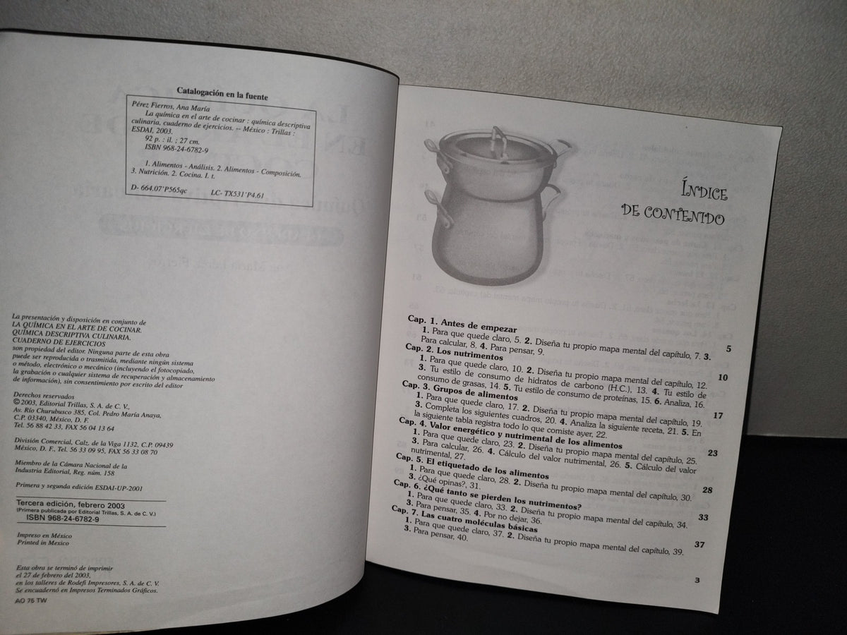 143- La Química En El Arte De Cocinar. Química Descriptiva Culinaria - Ana María Pérez Fierros