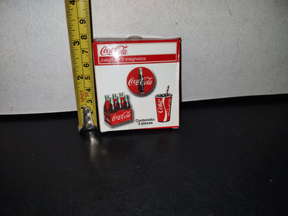 A3- Coca Cola. Juego De 3 Magnetos - 2000'S