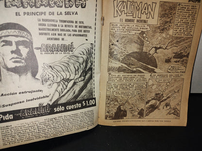 209- Kaliman. El Hombre Increíble - No. 249, Sep. 5 De 1970
