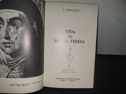 114- Vida De Santa Teresa - P. Crisógono - Editorial De Espiritualidad - 1971