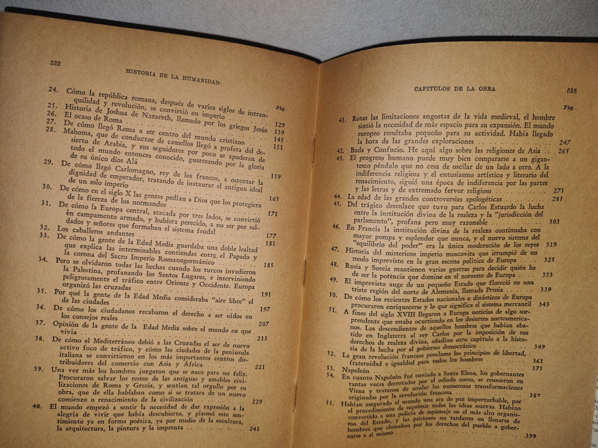 96- Historia De La Humanidad - Hendrik Van Loon - Editorial Juventud Argentina - 1944