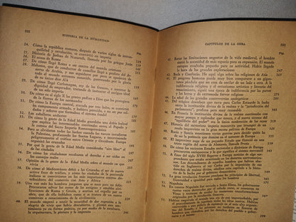 96- Historia De La Humanidad - Hendrik Van Loon - Editorial Juventud Argentina - 1944