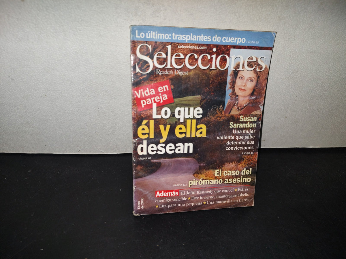 215- Selecciones Del Reader'S Digest. Vida En Pareja, Lo Que Él Y Ella Desean. Enero 2003