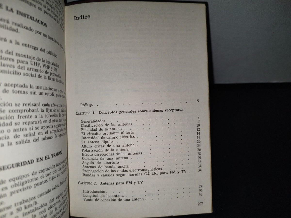 87-2- Manual De Antenas Receptoras Para Tv Y Fm - Francisco Ruiz Vassallo - Ediciones Ceac - 1981