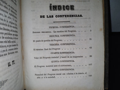 211- El Progreso Por El Cristianismo - P. Félix - Guadalajara, 1859