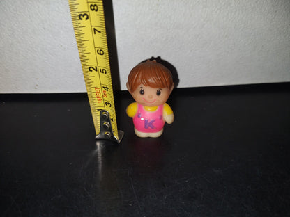 A3- Rara Figurita De Goma De Niño Con Brazo Amputado - 90'S