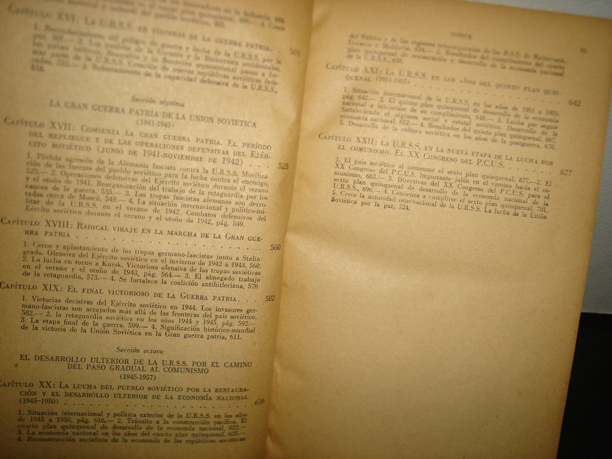 167- Historia De La U.R.S.S. Época Del Socialismo (1917-1957) - Editorial Grijalbo - 1958