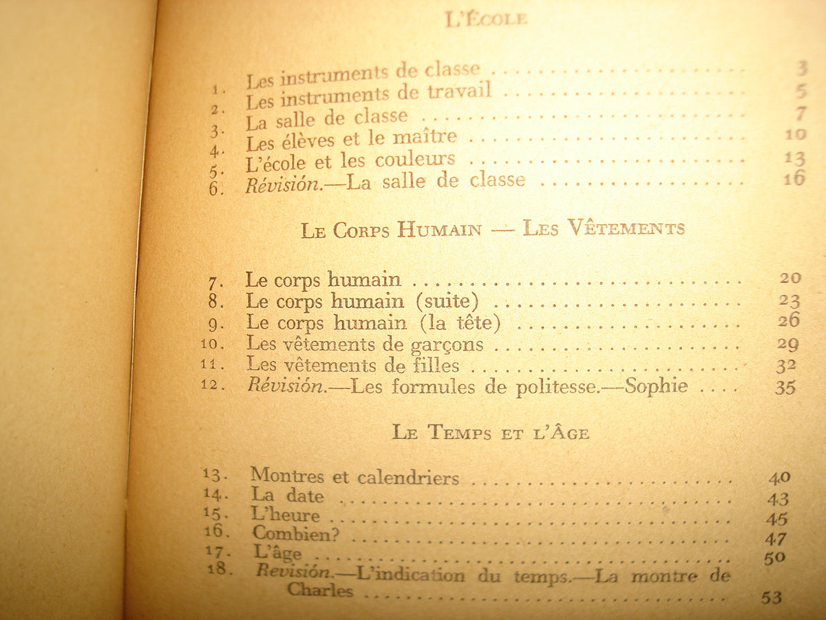 38- Mi Libro De Francés. Curso De Iniciación - Chevalier, Escarpit - 1949