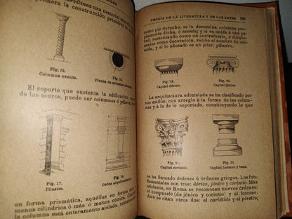 188- Manuales Soler. LXXXIII. Teoría De La Literatura Y De Las Artes. Hermenegildo Giner - 1900'S