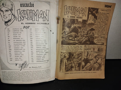 209- Kaliman. El Hombre Increíble - No. 217, Enero 24 De 1970