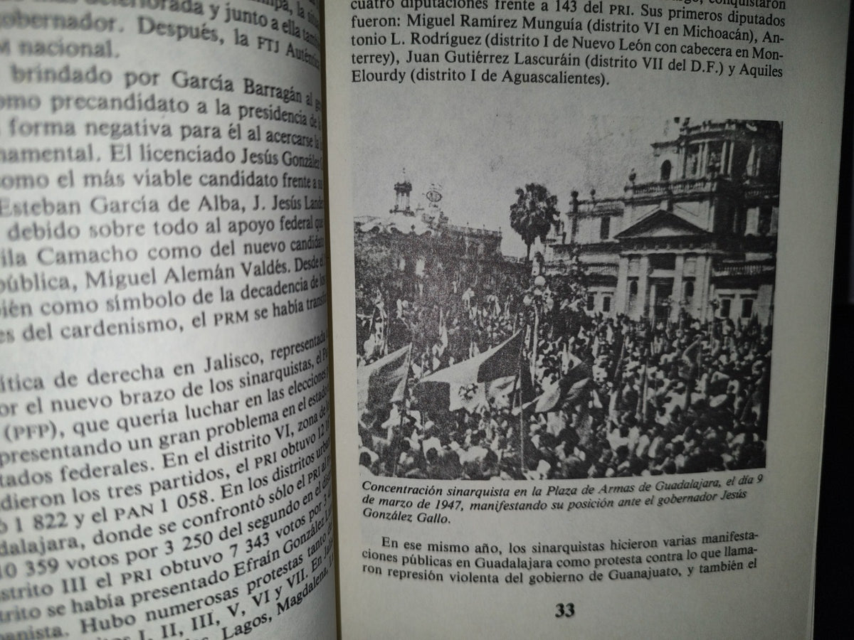 145- Jalisco Desde La Revolución Ix. Historia Política, 1940-1975 - Primera Edición 1988
