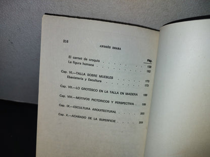 101- Técnica De La Talla En Madera - Andrés Seara López - 1971
