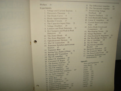 34- Principios De Electrónica, Experimentos / Experimentos For Electronic Principles - Malvino