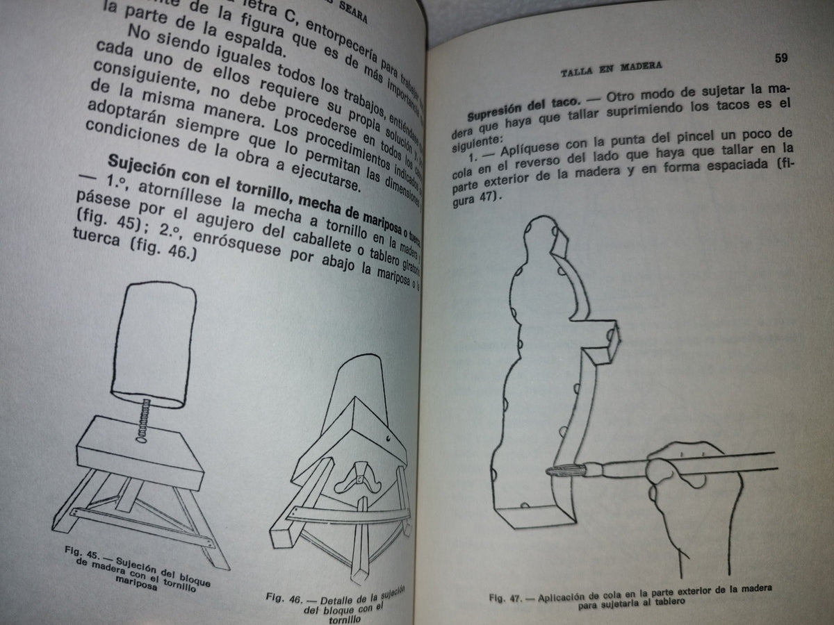 101- Técnica De La Talla En Madera - Andrés Seara López - 1971