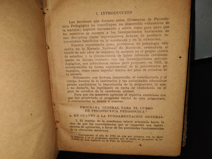 66- Elementos De Psicotécnica Pedagógica - Miguel Huerta - 50'S